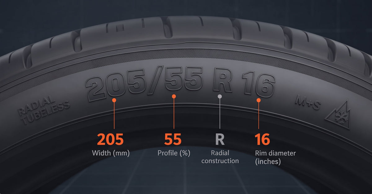 Tyre size guide